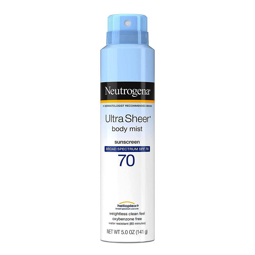Neutrogena Ultra Sheer Lightweight Sunscreen Spray, SPF 70, 5 Oz